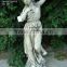 Dancing white lady figurine with fashion style