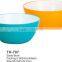 Plastic colored salad bowl plastic cereal bowls