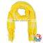 Wholesale ladies muslim products bright yellow tassels hijab scarf fashion lady fringe scarf