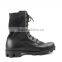 German safety Men cowboy genuine leather black army boots