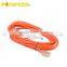 S50050 35 FT 14 Gauge Indoor Outdoor Heavy Duty Power Extension Cord Yellow ETL w/ Light
