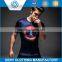 Professional Fitness Compression Wear With 4 Way Stretch Spandex Material