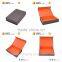 Customized luxury orange, green and blue rectangle magnetic folding gift paper box