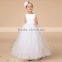 Kids White Flower Girl Dress For Wedding Dresses Girls Backless Princess Dress 2017 Summer Children Clothes