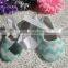 2015wholesaleColorful Chevron Girls Baby Shoes with Cute Ribbon Shoelace Prewalker Toddlers Cotton Walking Shoes