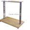 Wood clothing display racks
