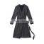 Women deep v-neck sexy nighty dress korean office dress casual one piece dress xxl black