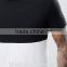 Customize men longline muscle slim fit contrast color blank t-shirt