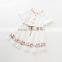 F10024A Cotton Dress Flower Embroidery Pattern Short Sleeve Girl Dress