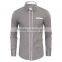 2017 fashion 100%cotton long sleeve stand collar custom men oxford shirt