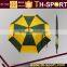 Golf Umbrella Polyester Two Layer Colorful