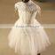 Latest Girl Wedding Dress With Bubble Skirt White Girls Princess Dress Short Sleeve For Birthday Kids Clothing NP-G-GD905-70