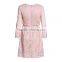 guangzhou china The new fashion lace dress temperament cultivate one's morality show thin long-sleeved skirt