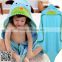 Competitive price portable cute soft baby towel with hood
