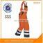 Hi Vis Multi Norm Protection Bib and Brace red bib overalls Workwear with reflective tape