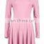 Custom Make Tie Back Long Sleeve Skater Dress