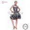 L-13102 hot selling ballroom dancing dress costume grey sequin latin dress china