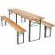 Wooden Garden Table and Bench Set