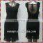 Back bareness dress ladies lace sheath dress