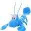 Mini stuffed lobster soft sea animal plush shrimp toy