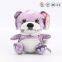 20cm knitted stuffed plush teddy bear souvenirs and giveaways with embroidery in paws and feet