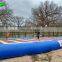 Colorful rainbow PVC tarpaulin air jumping pad for kids