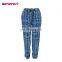 New Fashion Casual Blue Snakeskin Print Loose Fitting Long Women Pants