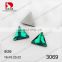 DZ-3069 ab color sew on triangle crystal stones for clothes