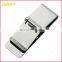 Custom Logo Sterling Silver Hinged Money Clip