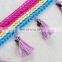 Top fashion multico design fringe tassel trim