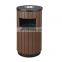Recycle bin steel garbage kitchen accessories storage box bins metal outdoor trash wood compost bin plastic container with lid