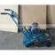 Portable floor cleaning machine for concretion with blade