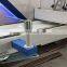 Two head miter pvc profile & aluminium single head cutting machine