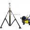 23 feet pneumatic telescopic tripod mast for regular camcorder recording