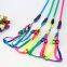 Colorful Round Rope Pet Leash Dog Leash Pet Chest Harness Cat Leash A9