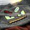 Dog Clothes Caterpillar monster demon fleece coat Pet Dark cool four feet suit