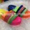 RAINBOW COLOR WOMEN HIGH HEEL SANDALS WITH DIAMOND LADY SUMMER RHINESTONE HIGH HEEL SLIPPERS SANDALS