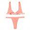 2019 Comfortable solid color split swimsuit multicolor sexy simple fashion bikini