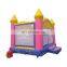 PVC Material Commercial-Inflatable Bouncy Jumper Bouncer Combo Pink Bounce House  For Children