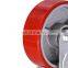 4 inch Heavy load cast steel 0.6mm steel shaft turning brake PU castor roller wheel