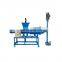 Food garbage screw press solid liquid separator/food waste dewatering machine with shredder