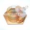 China Manufacturer Sexangle Brown Candle Plate Hexagon Centerpiece Table Tray