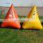 Sailfish inflatable triangle water buoy marker buoy for water event
