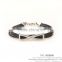 Custom metal cuff bracelet mangnet bracelet XE09-0036