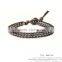 2016 popular black beaded bracelets wholesale XE09-0119