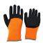 10G Polyester Loop Napping Liner Latex Crinkle Coated Thermal Winter Work Gloves