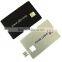Custom business card USB usb flash memory card 16GB credit card usb flash drive free sample for PC company