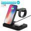 Wireless Charger Stand 15W Qi Fast Charging Dock Station for Apple Watch iWatch 5 AirPods Pro 2 For iPhone 12 11 XS XR X 8 Z5A