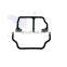 16456-P2A-003 For CIVIC EK1 EK3 1996-2000 5AT 4AT D16Y6 D15Z4 flat rubber o-ring seal gasket