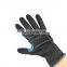 18G Superior Cut Level D Nitrile Coated Cut Resistant Gloves Metal Fabrication Safety Working Gloves Reinforced  Anti-Cut Gloves